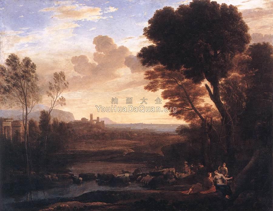 Landscape with Paris and Oenone - 克劳德·洛朗